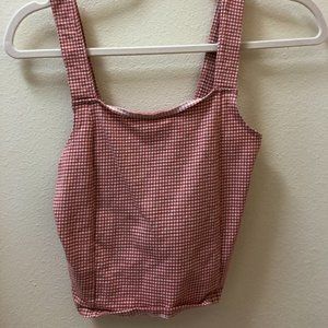 Gingham Crop Top